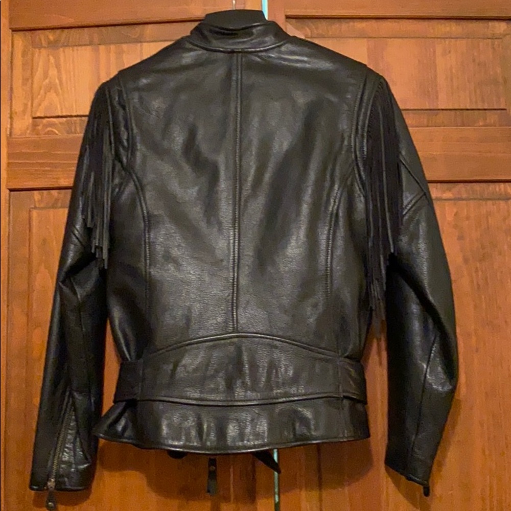 Ladies leather jacket - Picture 2 of 3